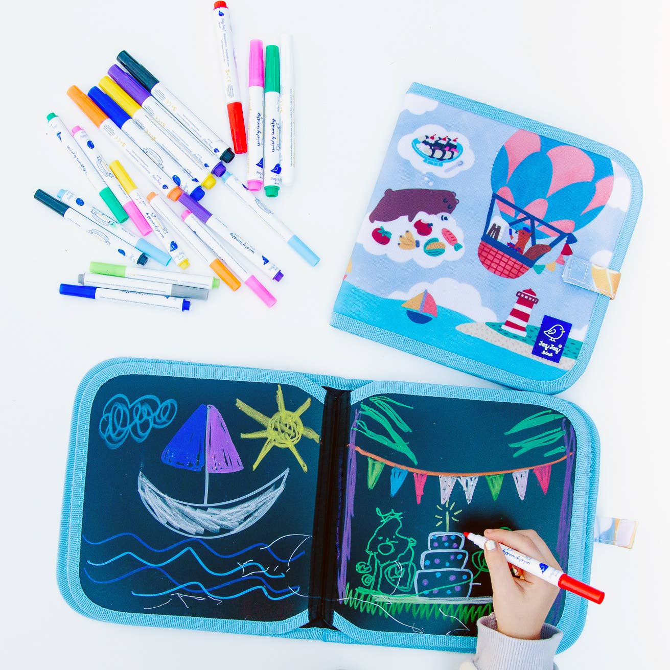 Hot Air Balloons Activity Dry Erase Book,Kids