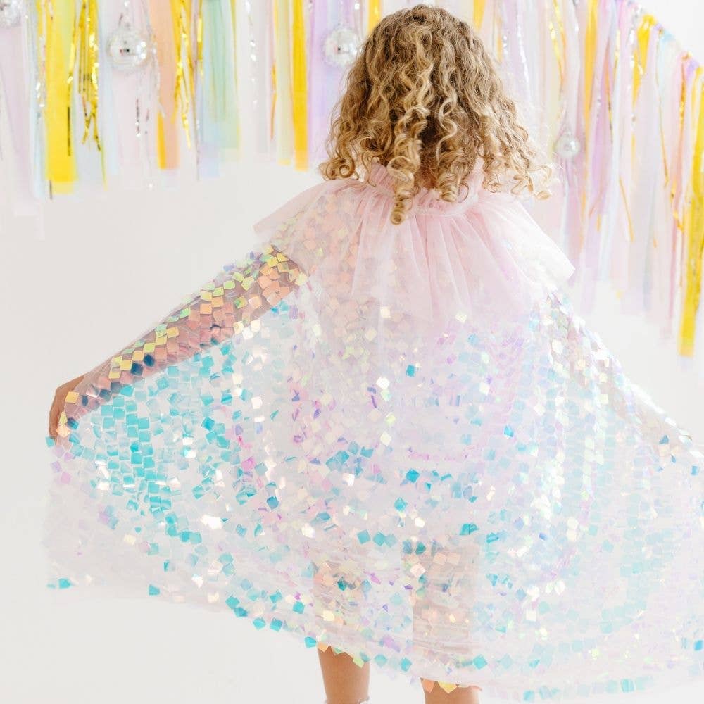 Pink Shimmer Cape - Dress Up - Kids Cape