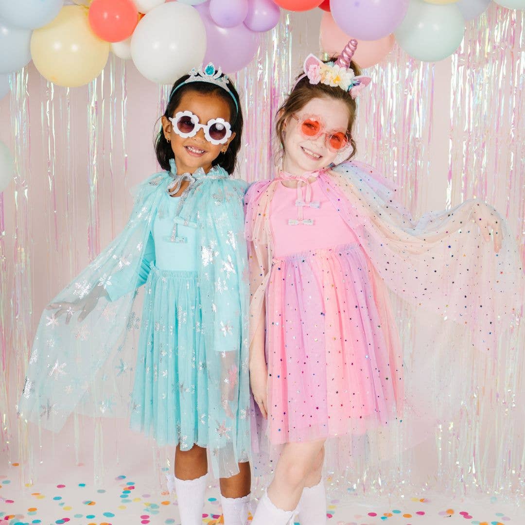 Pastel Rainbow Cape - Kids Dress Up Cape - Costume Cape