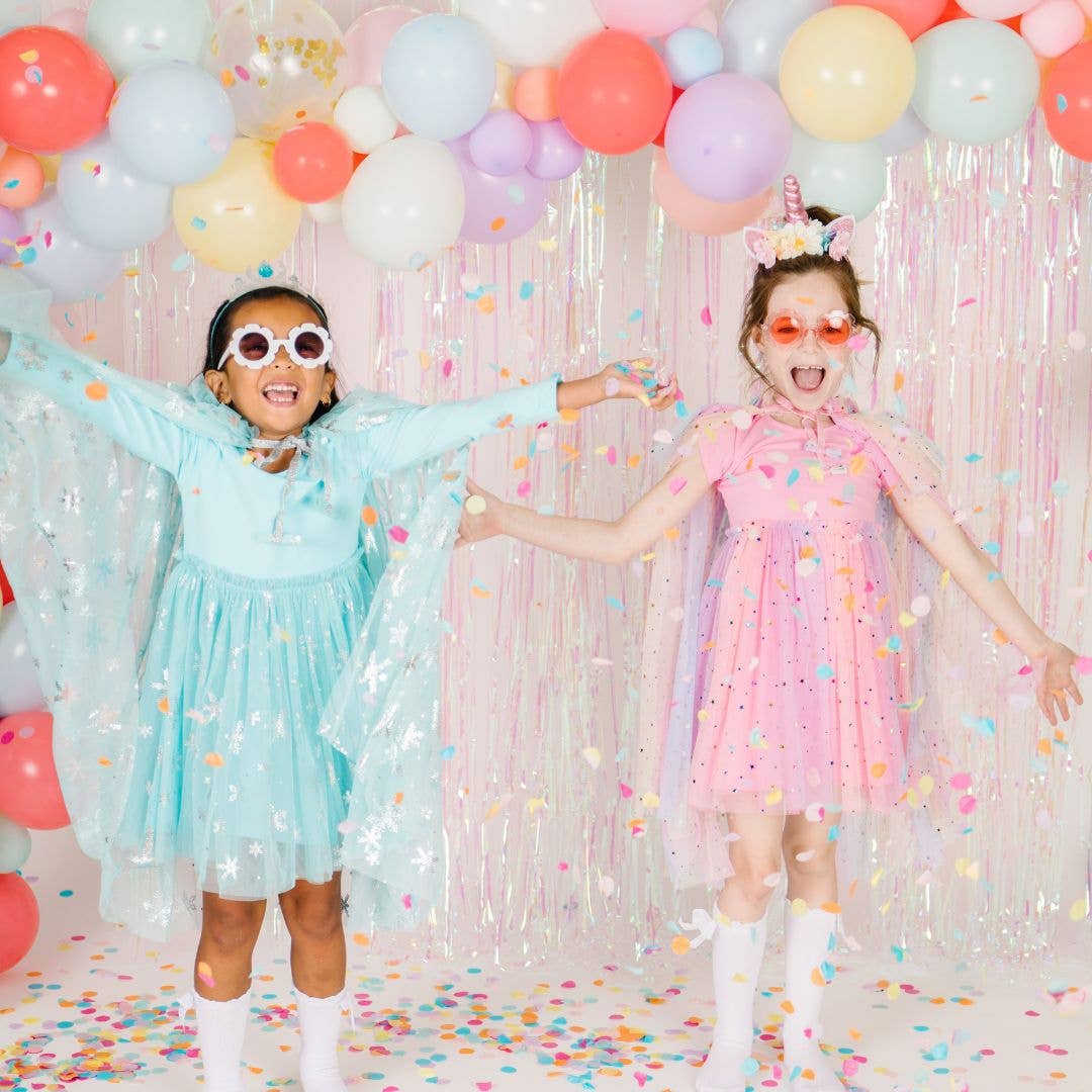 Pastel Rainbow Cape - Kids Dress Up Cape - Costume Cape