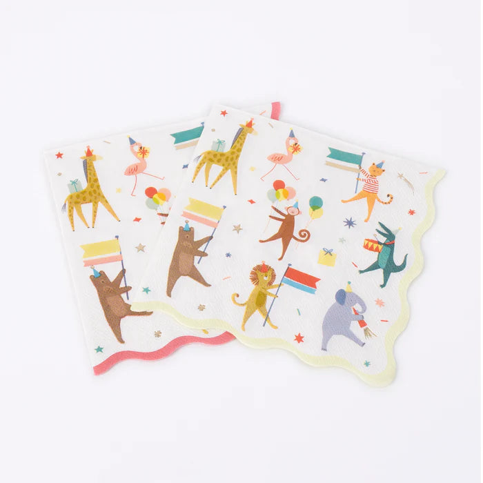 Meri Meri Animal Parade Napkins
