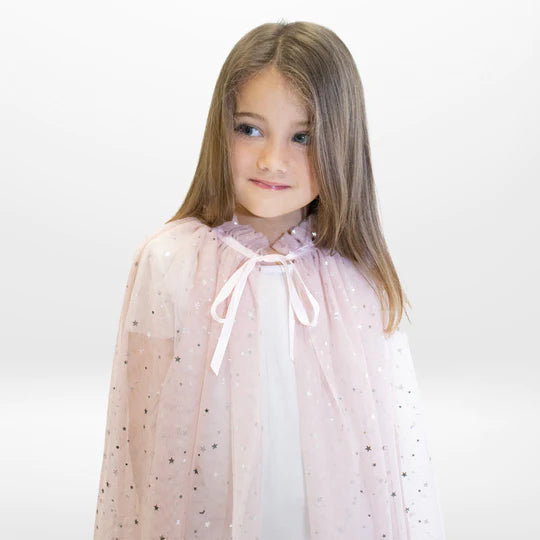 Cape de princesse en tulle - Rose