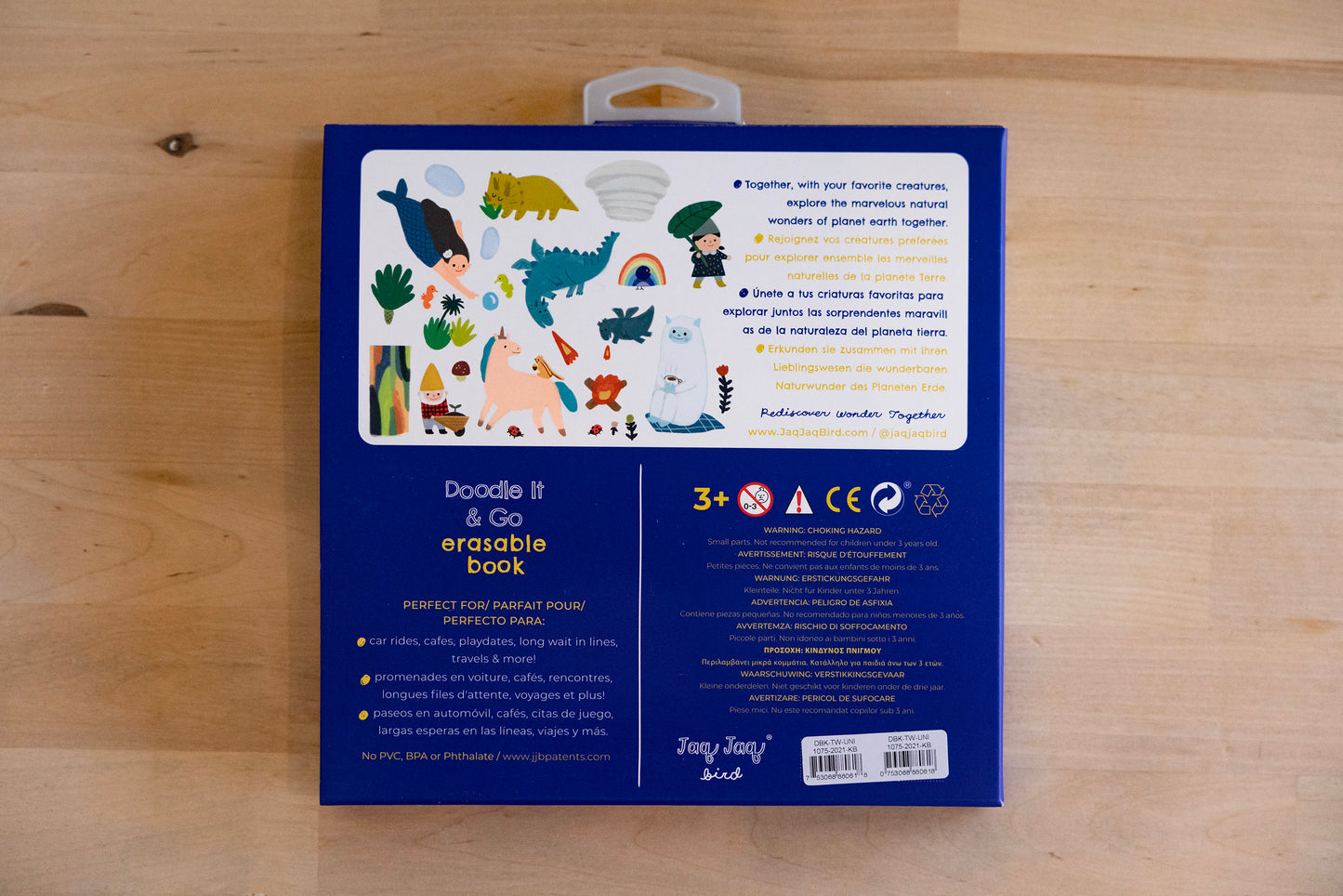 Unicorns + Rainbow Dry Erase Reusable Activity Book