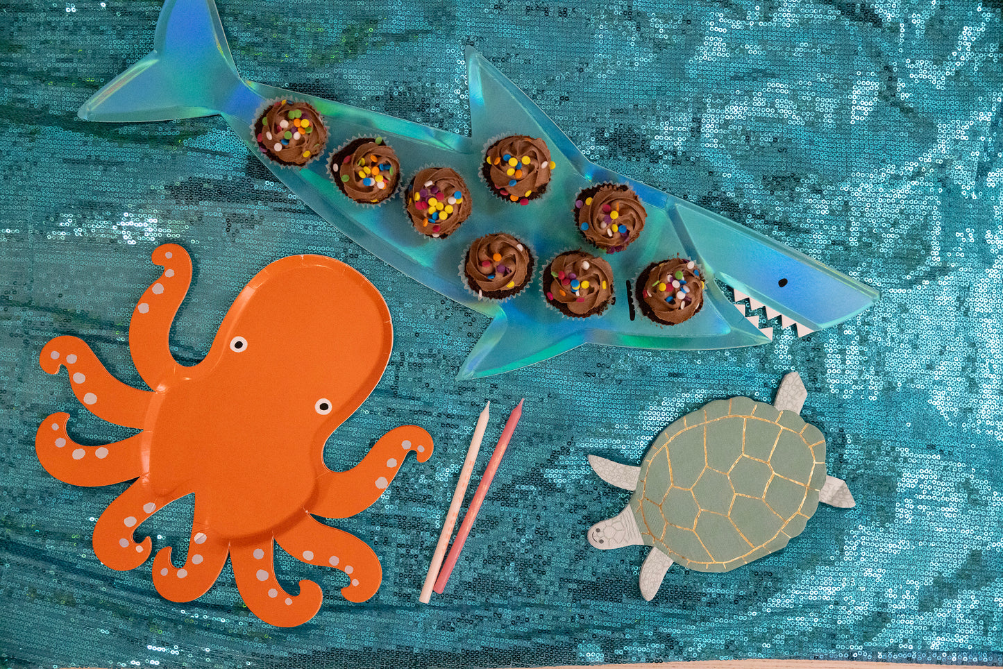 Meri Meri Shark Platters