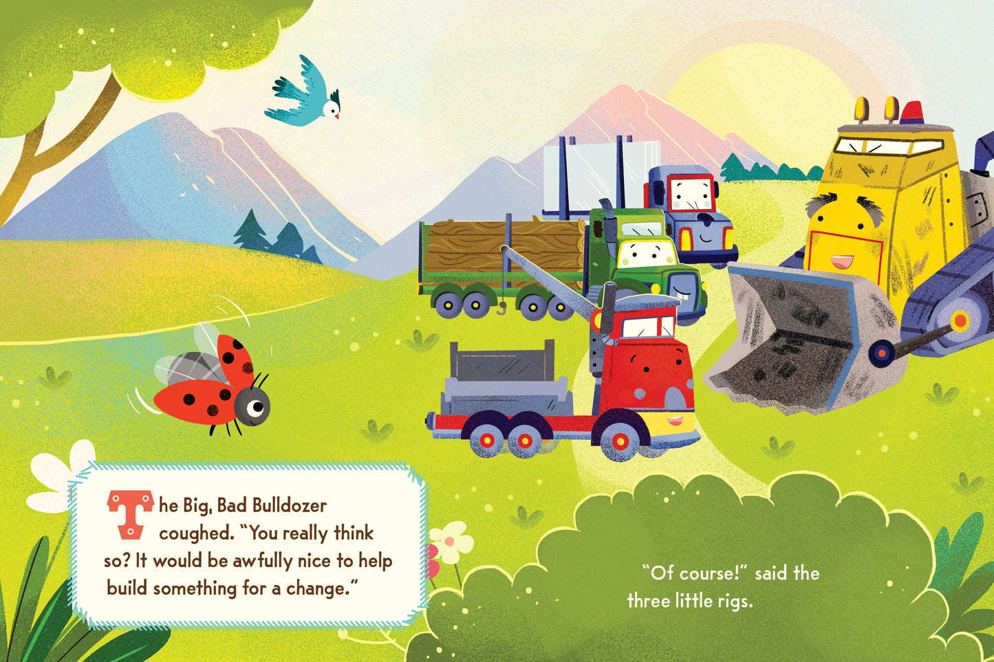 Truck Tales: The Three Little Rigs and the Big Bad Bulldozer