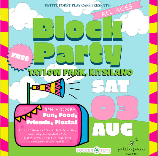 Tatlow Park BLOCK PARTY! Volunteer Sign Up