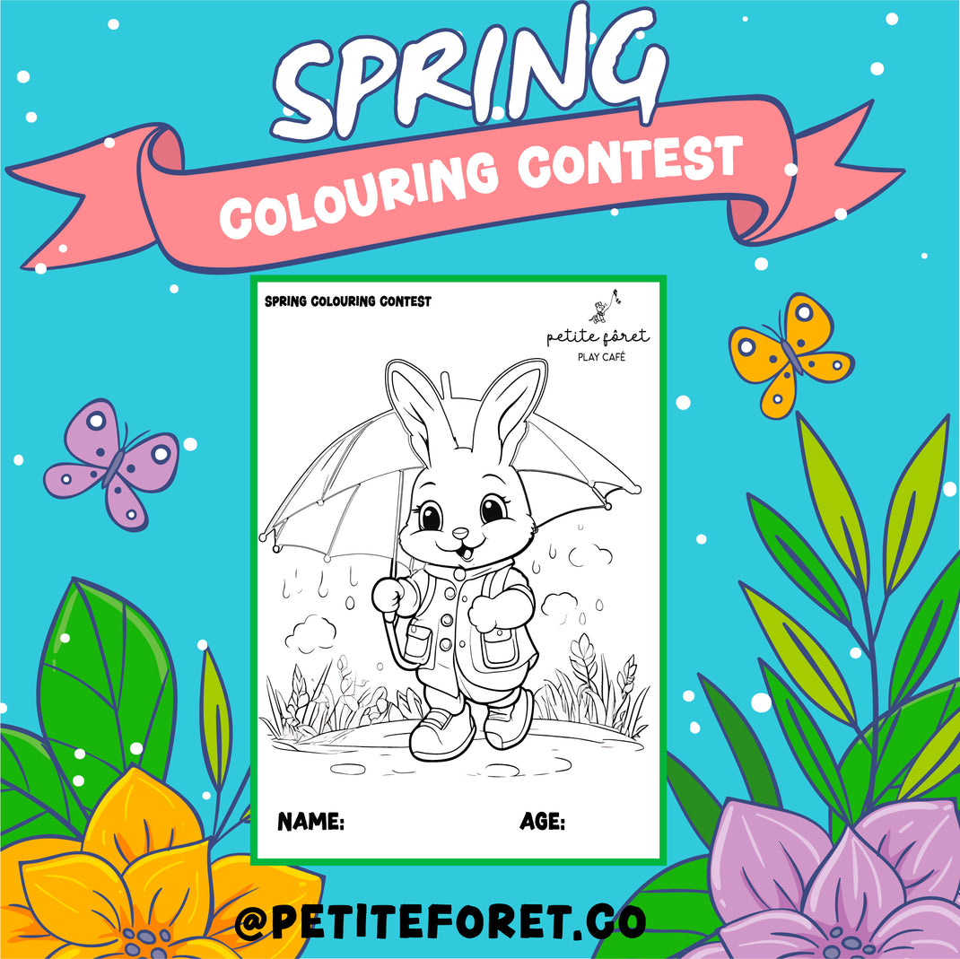 Colouring In Contest Contests at Petite Forêt Play Café Kitsilano – Petite Forêt Play Cafe