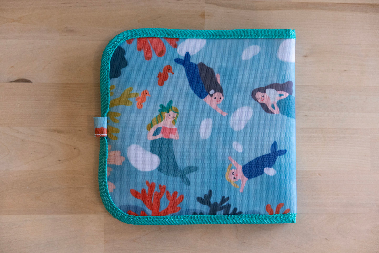 Mermaids Reusable Dry Erase, Wipe Clean Activity Book