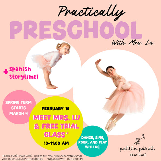 BALLET Practically Preschool TRIAL CLASS March 11