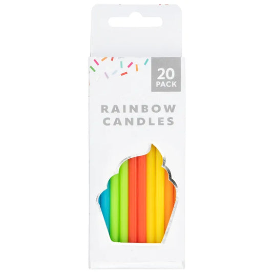 Party Bright Rainbow Candles